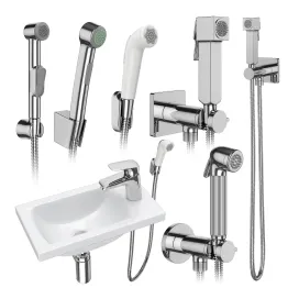 Hygienic shower hansgrohe bossini set 158